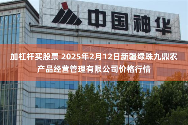 加杠杆买股票 2025年2月12日新疆绿珠九鼎农产品经营管理有限公司价格行情