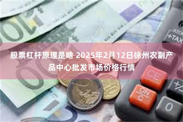 股票杠杆原理是啥 2025年2月12日徐州农副产品中心批发市场价格行情