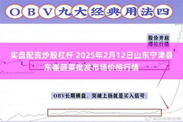 实盘配资炒股杠杆 2025年2月12日山东宁津县东崔蔬菜批发市场价格行情