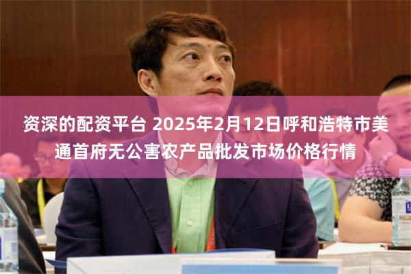 资深的配资平台 2025年2月12日呼和浩特市美通首府无公害农产品批发市场价格行情