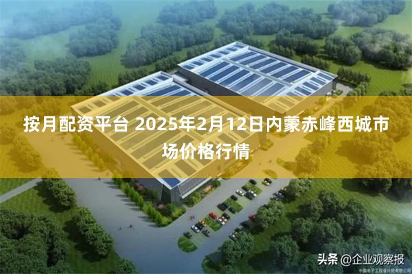 按月配资平台 2025年2月12日内蒙赤峰西城市场价格行情