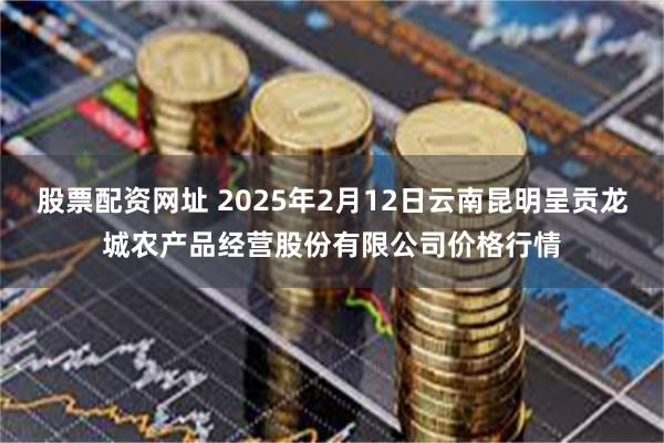 股票配资网址 2025年2月12日云南昆明呈贡龙城农产品经营股份有限公司价格行情